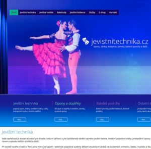 Reference tvorby webu pro firmu Jevištní technika