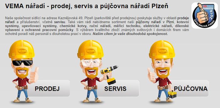 Prodej elektrického nářadí - akční nabídky v Plzni