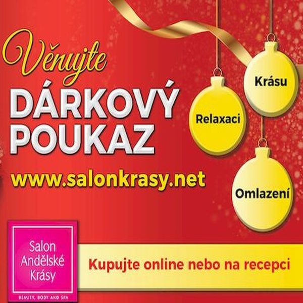 Dárkový poukaz pro ženy - vhodný vánoční dárek pro Vaši ženu od Medical Institutu Plzeň i ze Salonu Andělské krásy v Plzni