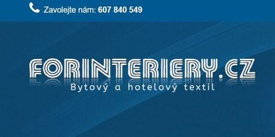 Forinteriéry.cz - prodej bytového a hotelového textilu