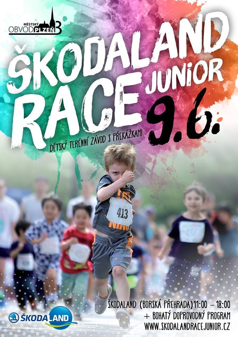 Škodaland Race Junior 2019 - běžecký závod pro děti