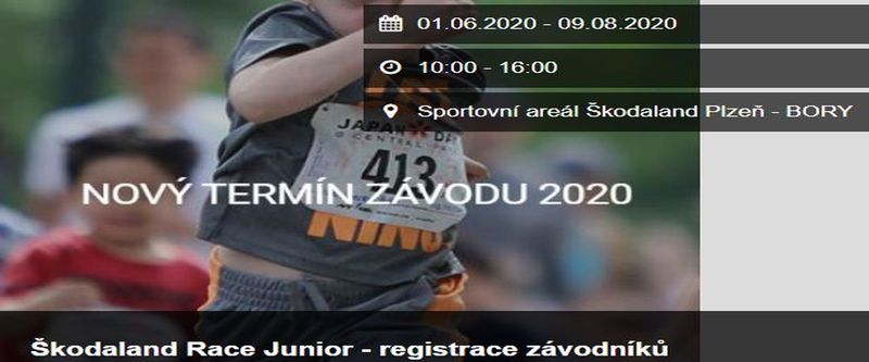 Škodaland Race Junior - registrace závodníků